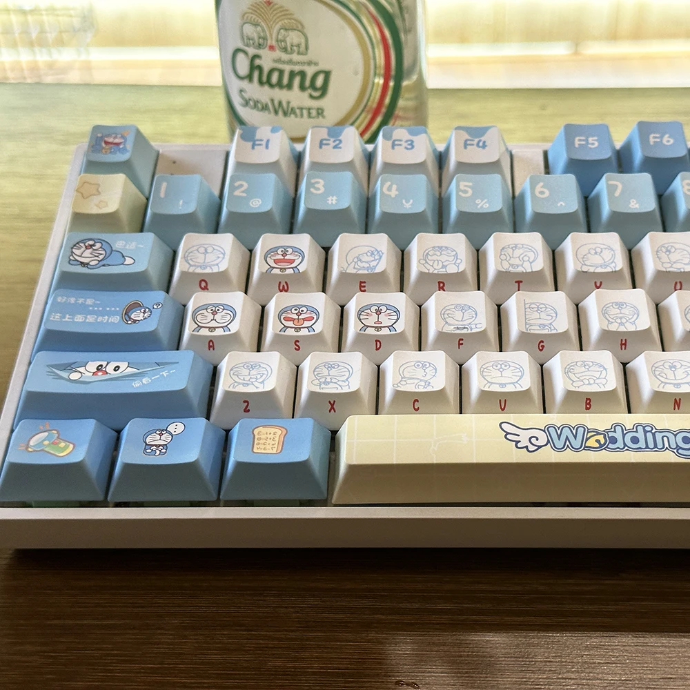Gaming Accessories Aesthetic - Original Doraemon Keycaps 120 Keys HOA