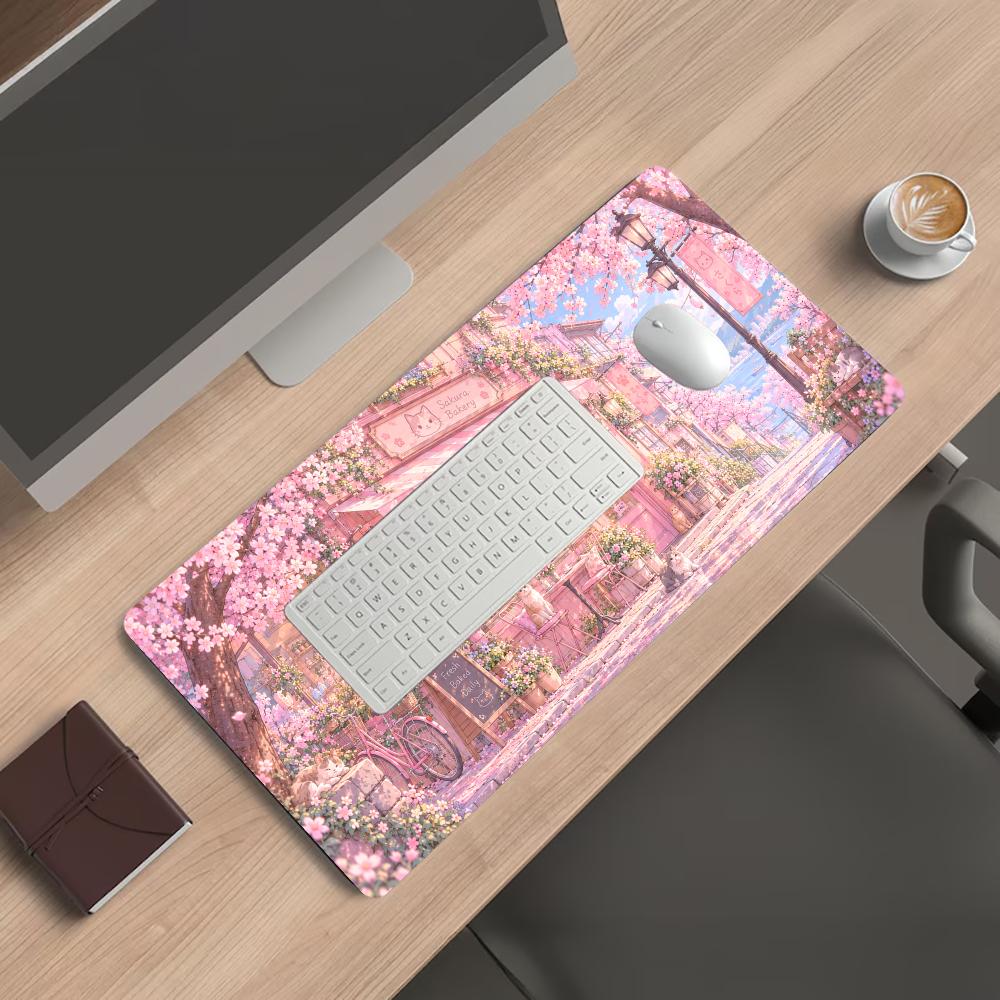 Cherry Blossom Shop Mouse Pads - Gaming Accessories Shop ulasan dan harga