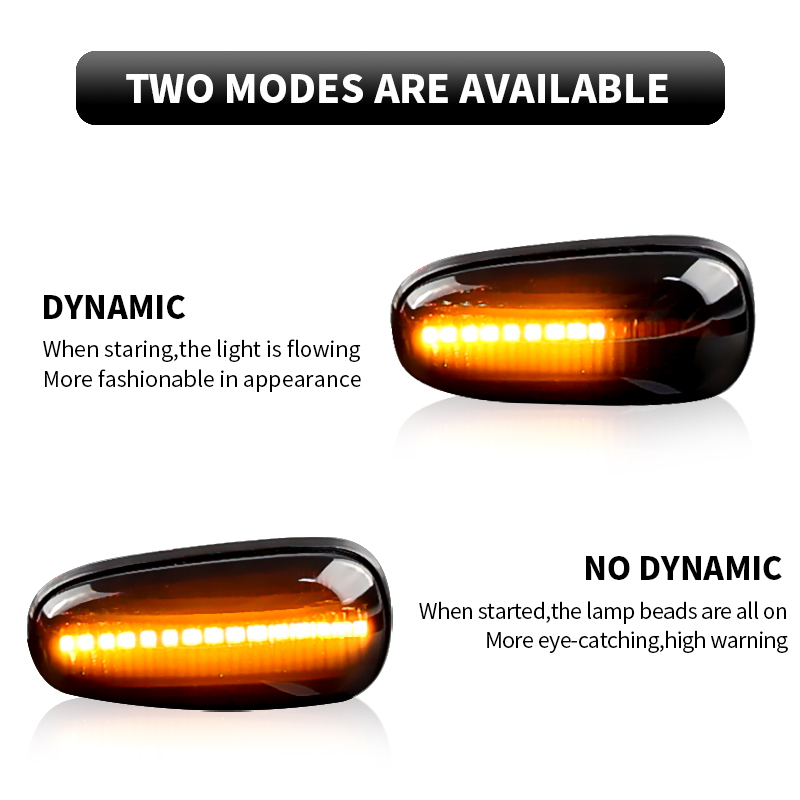 2PCS LED Dynamic Side Marker L - Gaming Accessories Rack ulasan dan harga