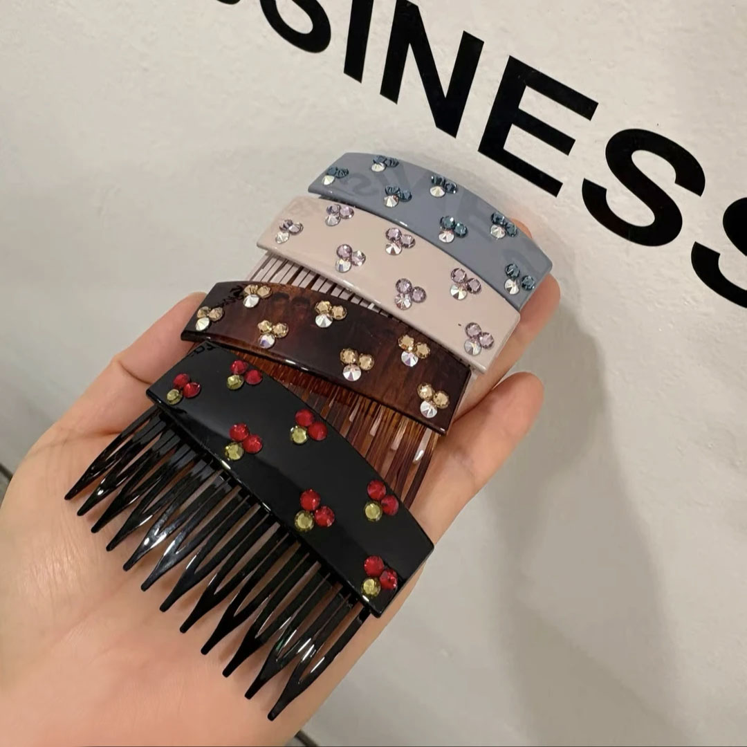 Korean Cherry Rhinestone Hair  - Gaming Accessories Rack ulasan dan harga