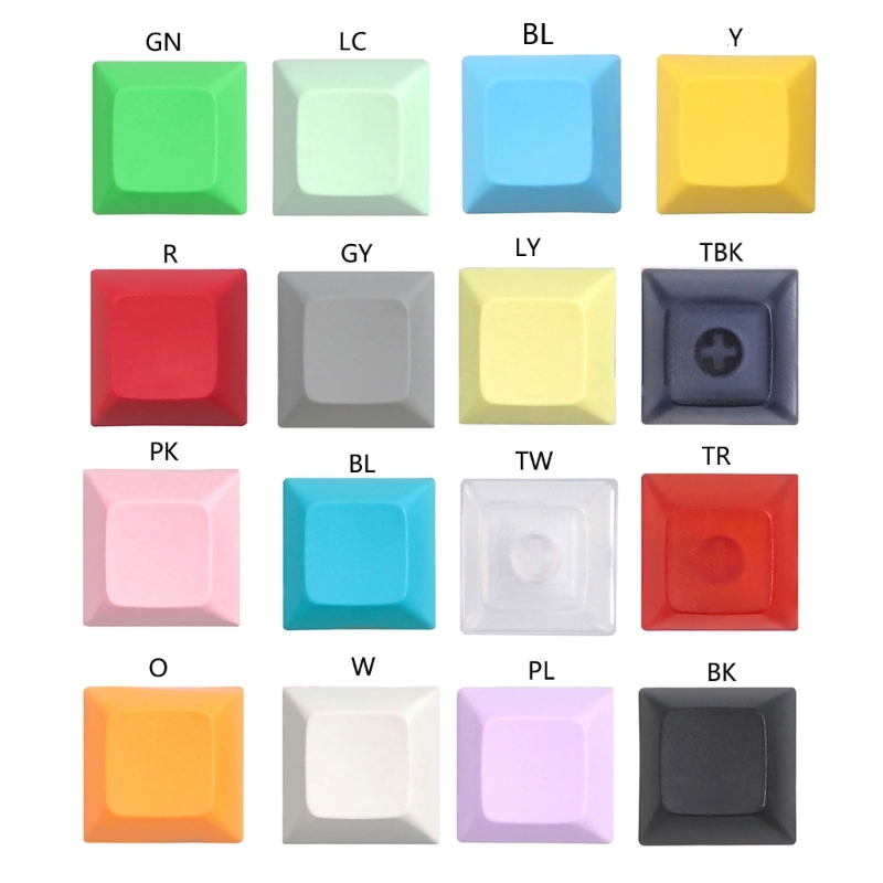 DSA 1U Keycap Set PBT Blank Ke - Gaming Accessories Aesthetic ulasan dan harga